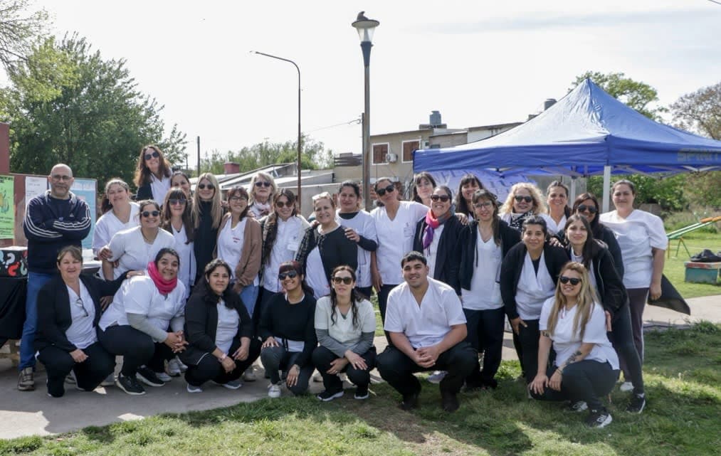 Una posta de salud acercó controles y prevención a Plaza Sur