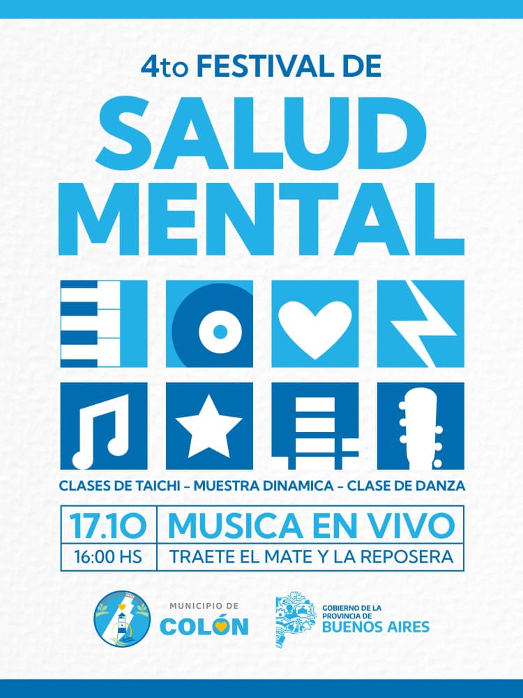El Festival de Salud Mental tendrá talleres, música y actividades abiertas en Colón